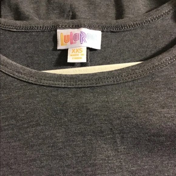 NWT Lularoe Gray Carly - Picture 3 of 5